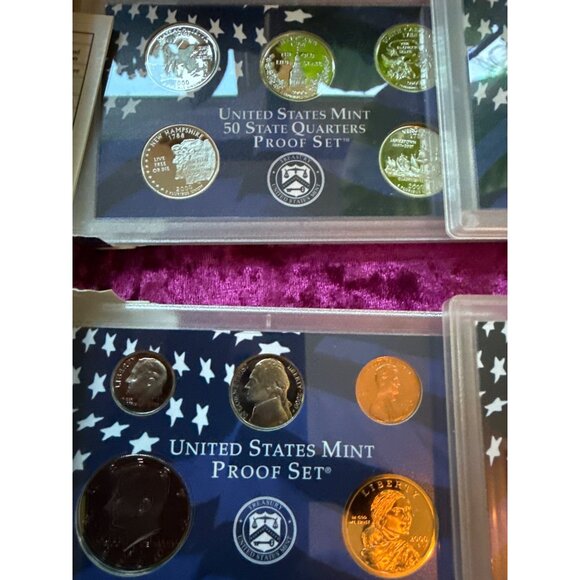 2000 US Mint Proof Set & 50 State Quarters Proof Set In Original Packaging - Picture 5 of 5